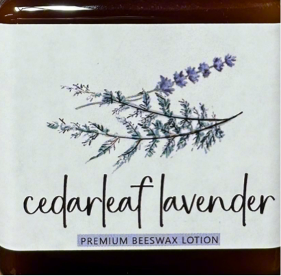 CEDAR LEAF LAVENDER PREMIUM BEESWAX LOTION