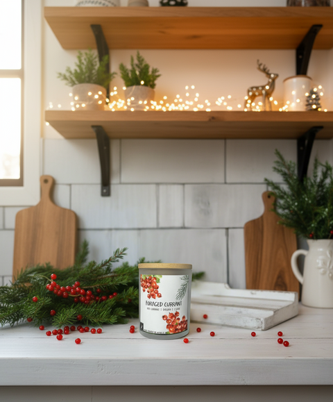 FORAGED CURRANT COCONUT WAX CANDLE