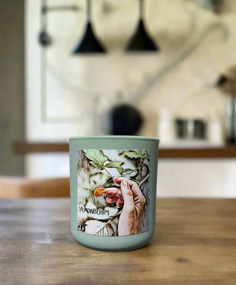 SALMONBERRY COCONUT WAX CANDLE