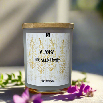 ALASKA FIREWEED HONEY COCONUT WAX CANDLE
