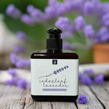 CEDAR LEAF LAVENDER PREMIUM BEESWAX LOTION