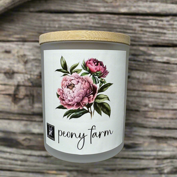 PEONY FARM COCONUT WAX CANDLE