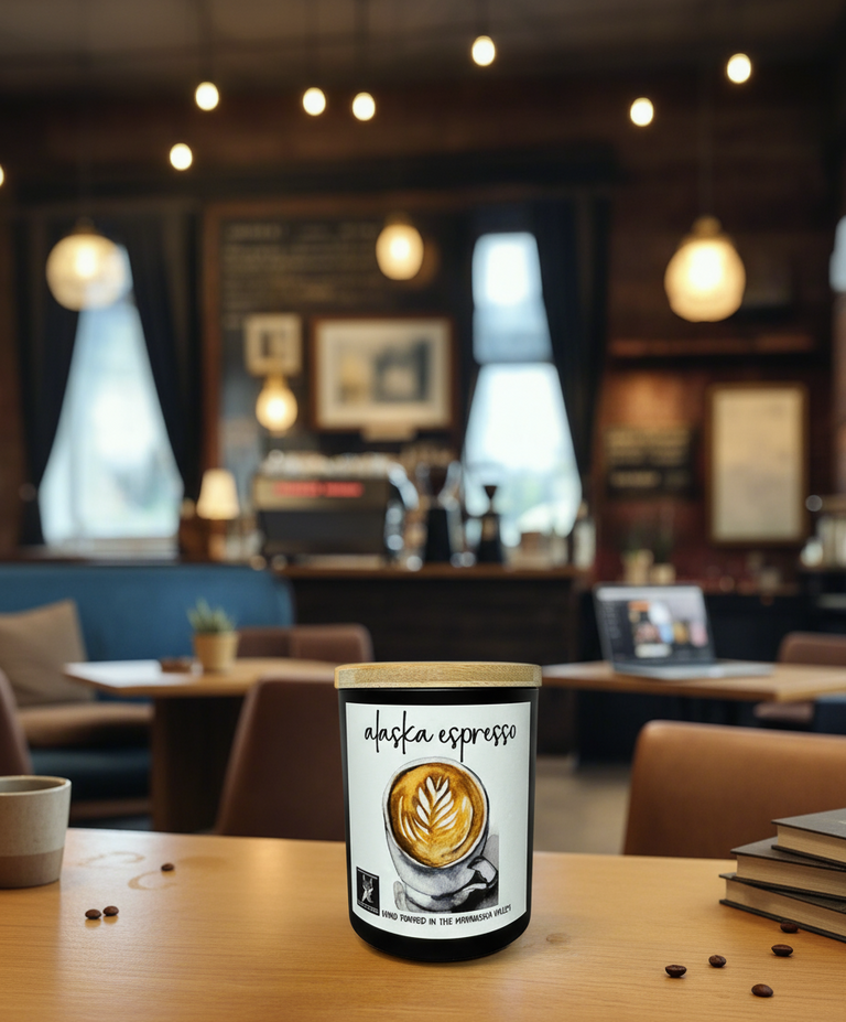 ALASKA ESPRESSO COCONUT WAX CANDLE