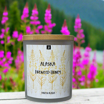 ALASKA FIREWEED HONEY COCONUT WAX CANDLE