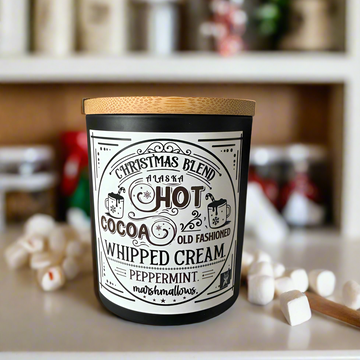 CHRISTMAS BLEND HOT COCOA + PEPPERMINT
