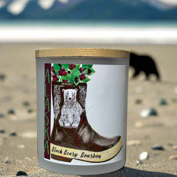 BLACK BEARY BOURBON WATER BOOT CANDLE