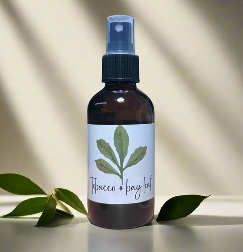 TOBACCO + BAY LEAF LINEN + ROOM SPRAY
