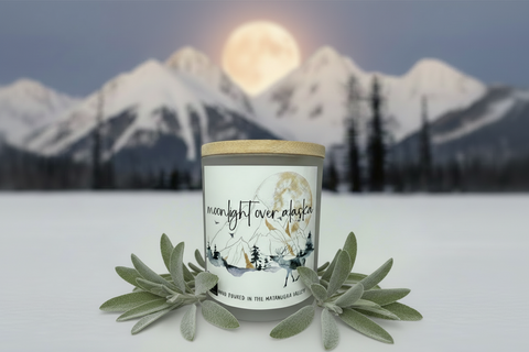MOONLIGHT OVER ALASKA COCONUT WAX CANDLE