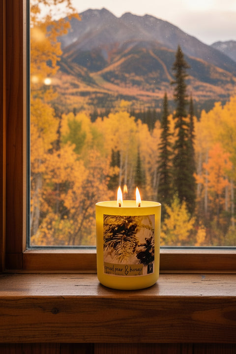SPICED PEAR & HONEY COCONUT WAX CANDLE