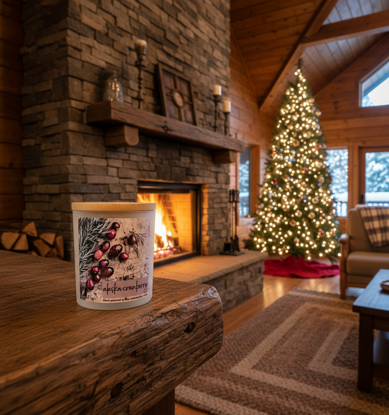 ALASKA CRANBERRY COCONUT WAX CANDLE