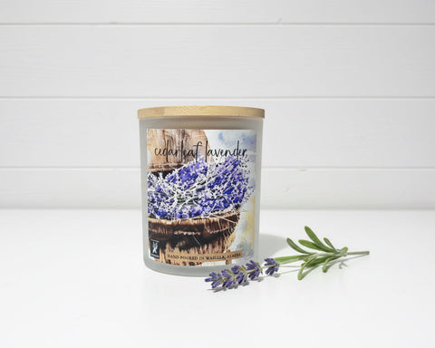 CEDARLEAF LAVENDER COCONUT WAX CANDLE
