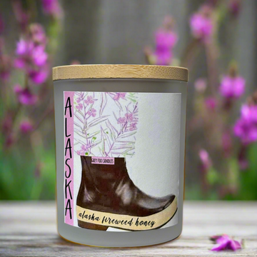 ALASKA FIREWEED HONEY WATER BOOT CANDLE