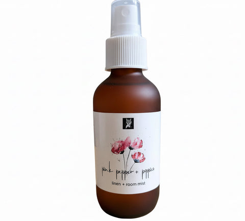 PINK PEPPER + POPPIES LINEN SPRAY + ROOM MIST