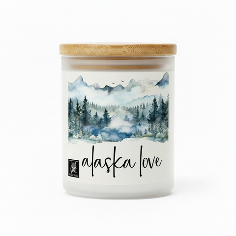 ALASKA LOVE COCONUT WAX CANDLE