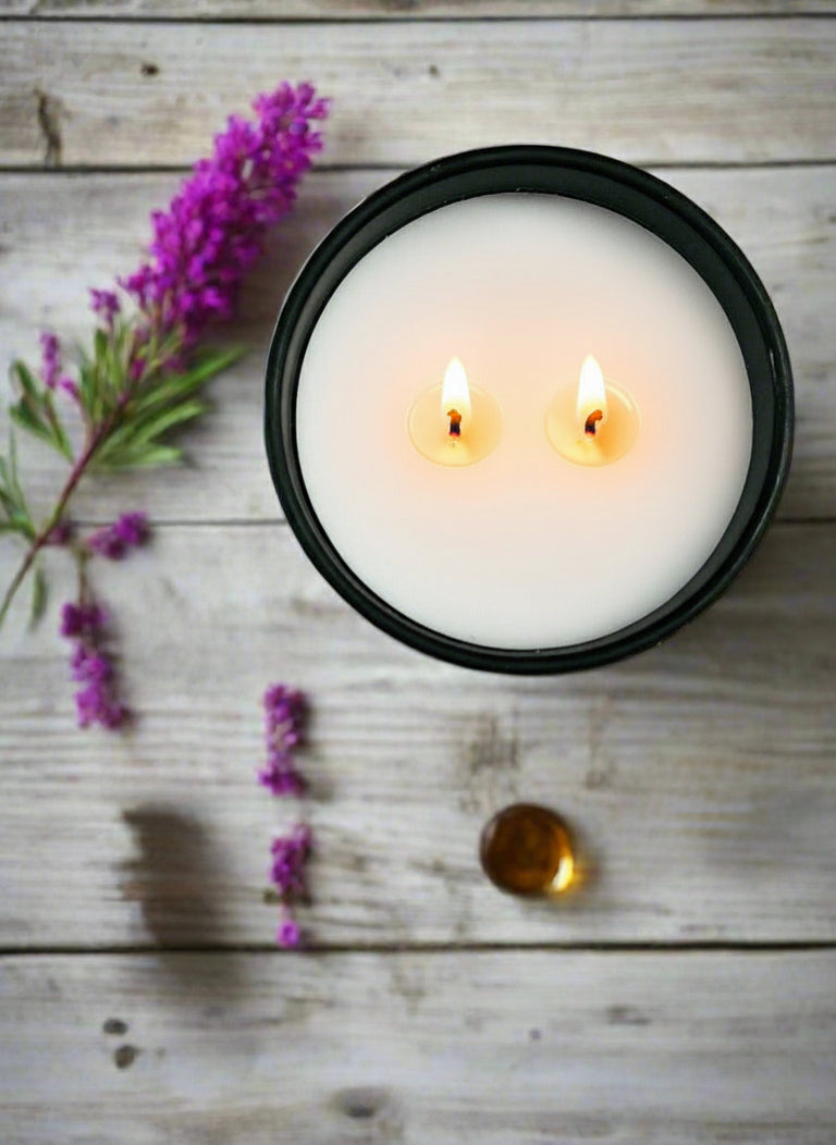alaska fireweed honey candle, grey fox candles, made in alaska, alaska made, alaska candle company, non-toxic, fireweed