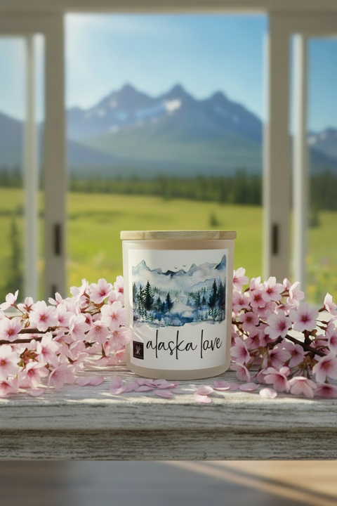 ALASKA LOVE COCONUT WAX CANDLE