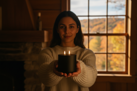 MAPLE BOURBON COCONUT WAX CANDLE