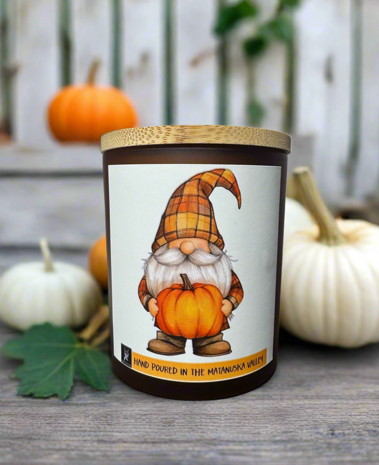 AUTUMN GNOMES COCONUT WAX CANDLES - NEW!!