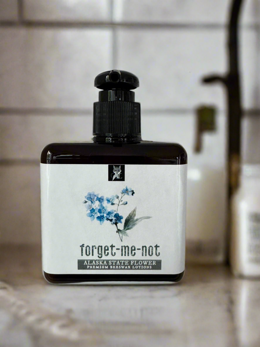 FORGET-ME-NOT [ALASKA STATE FLOWER] PREMIUM BEESWAX LOTION