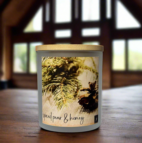 SPICED PEAR & HONEY COCONUT WAX CANDLE