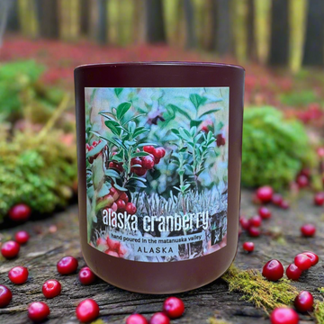 ALASKA CRANBERRY COCONUT WAX CANDLE