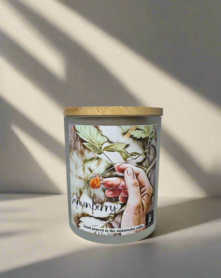 SALMONBERRY COCONUT WAX CANDLE