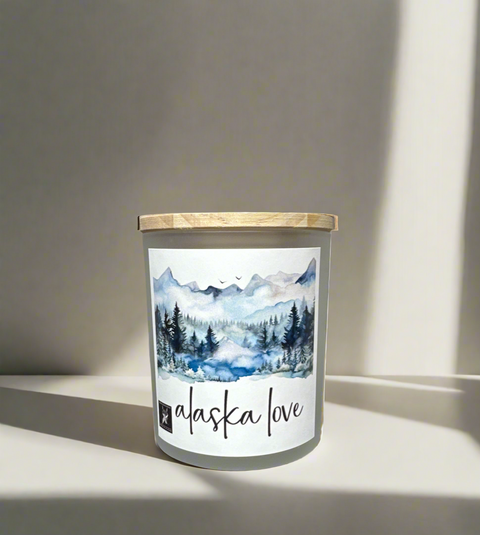 ALASKA LOVE COCONUT WAX CANDLE