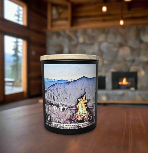 BONFIRE COCONUT WAX CANDLE