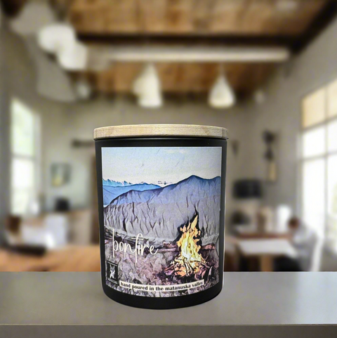 BONFIRE COCONUT WAX CANDLE