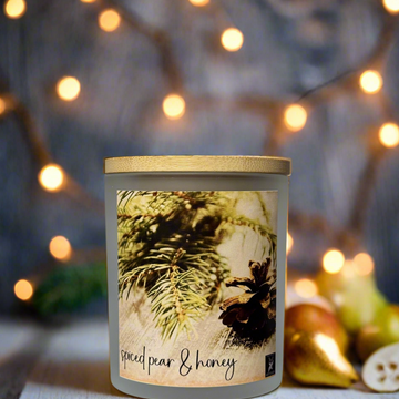 SPICED PEAR & HONEY COCONUT WAX CANDLE