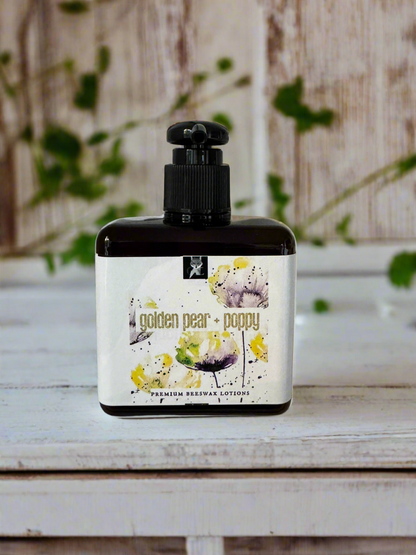 GOLDEN PEAR + POPPY PREMIUM BEESWAX LOTION