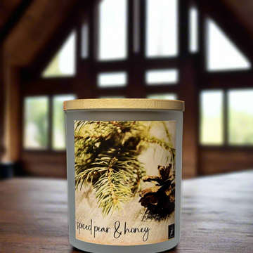 SPICED PEAR & HONEY COCONUT WAX CANDLE