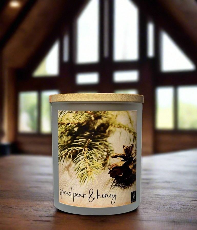 SPICED PEAR & HONEY COCONUT WAX CANDLE