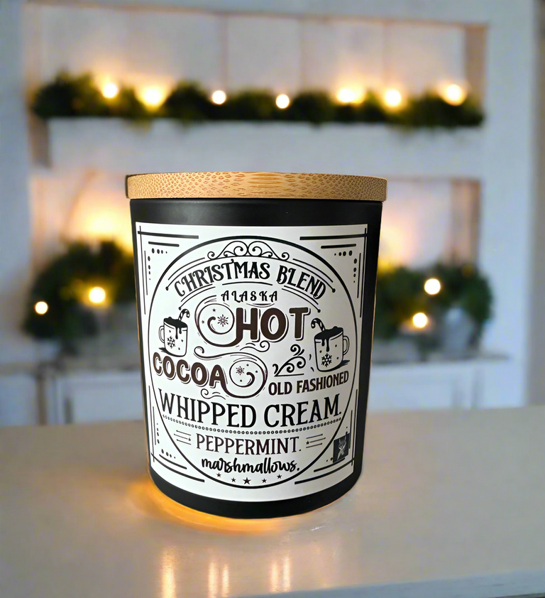 CHRISTMAS BLEND HOT COCOA + PEPPERMINT