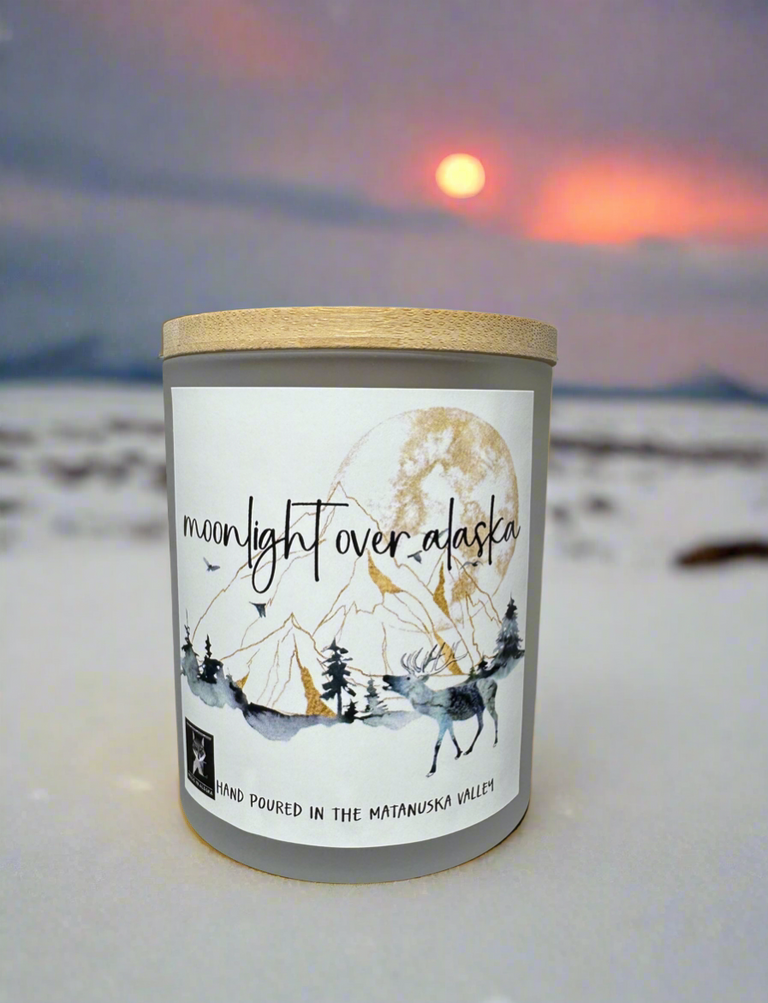 MOONLIGHT OVER ALASKA COCONUT WAX CANDLE