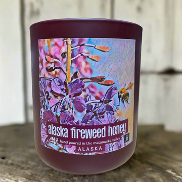 ALASKA FIREWEED HONEY COCONUT WAX CANDLE