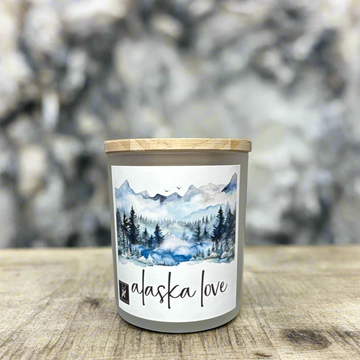 ALASKA LOVE COCONUT WAX CANDLE
