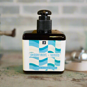 PEPPERMINT + VANILLA PREMIUM BEESWAX LOTION