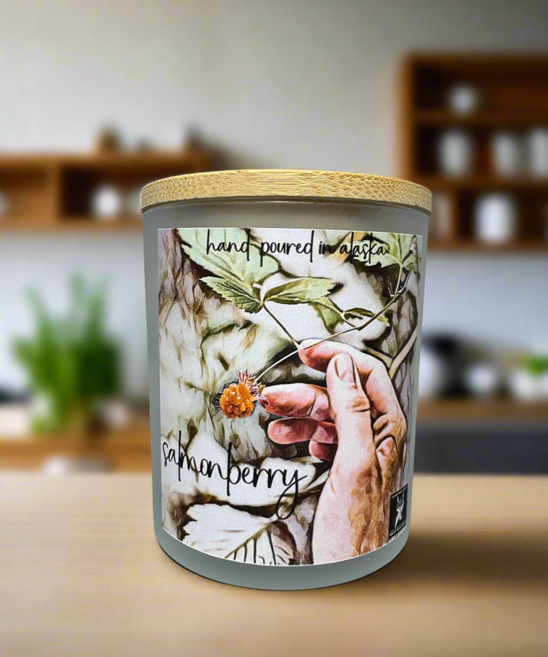 SALMONBERRY COCONUT WAX CANDLE
