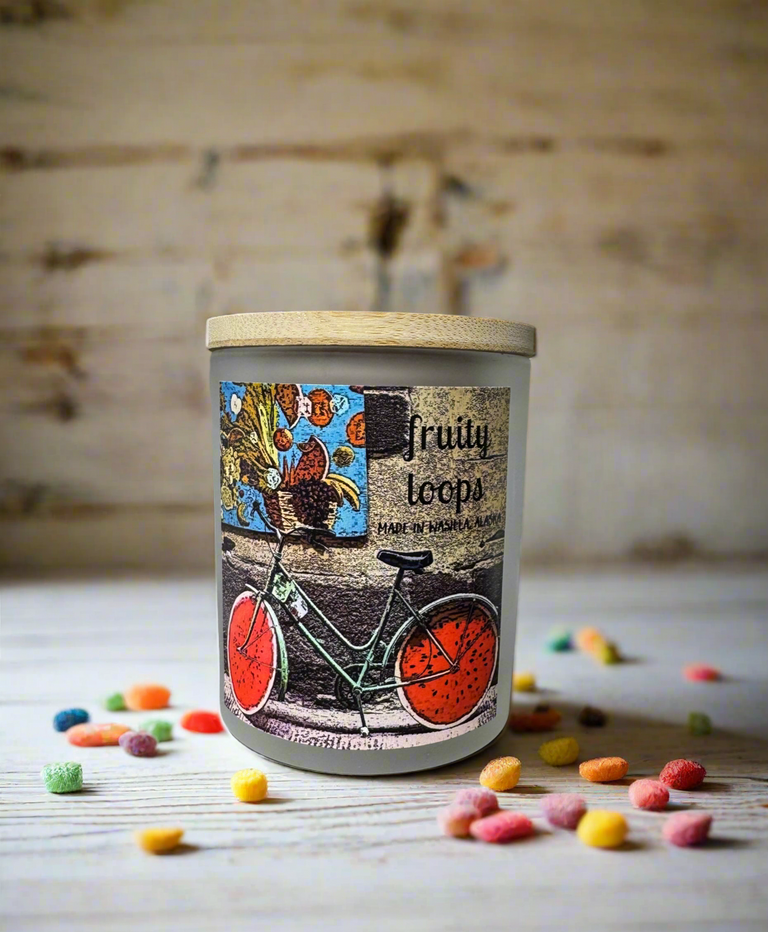 FRUITY LOOPS COCONUT WAX CANDLE