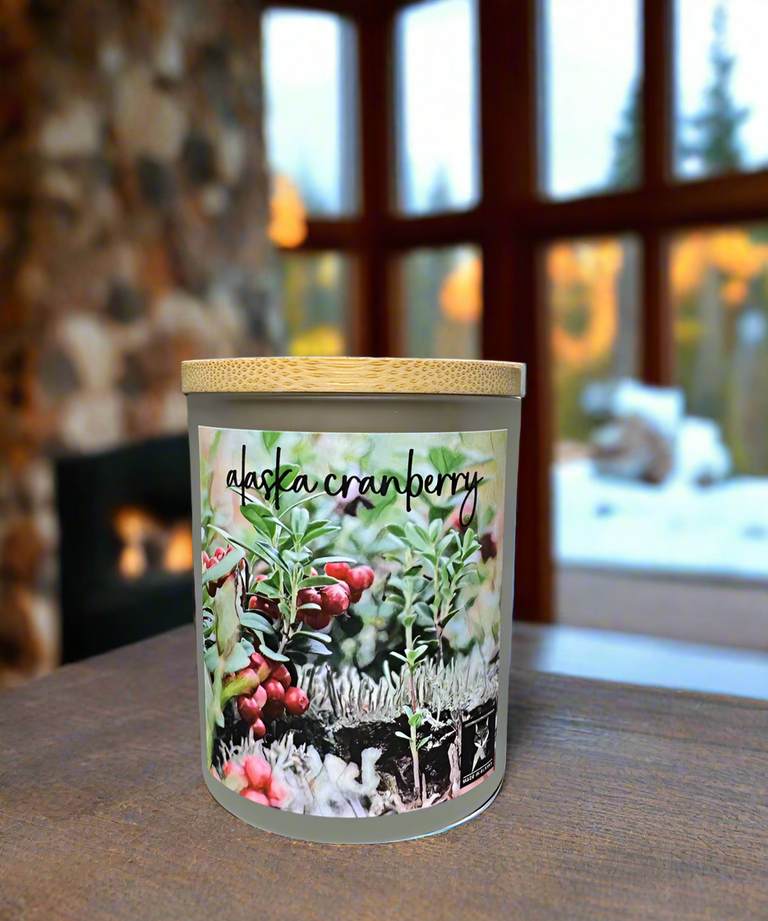 ALASKA CRANBERRY COCONUT WAX CANDLE