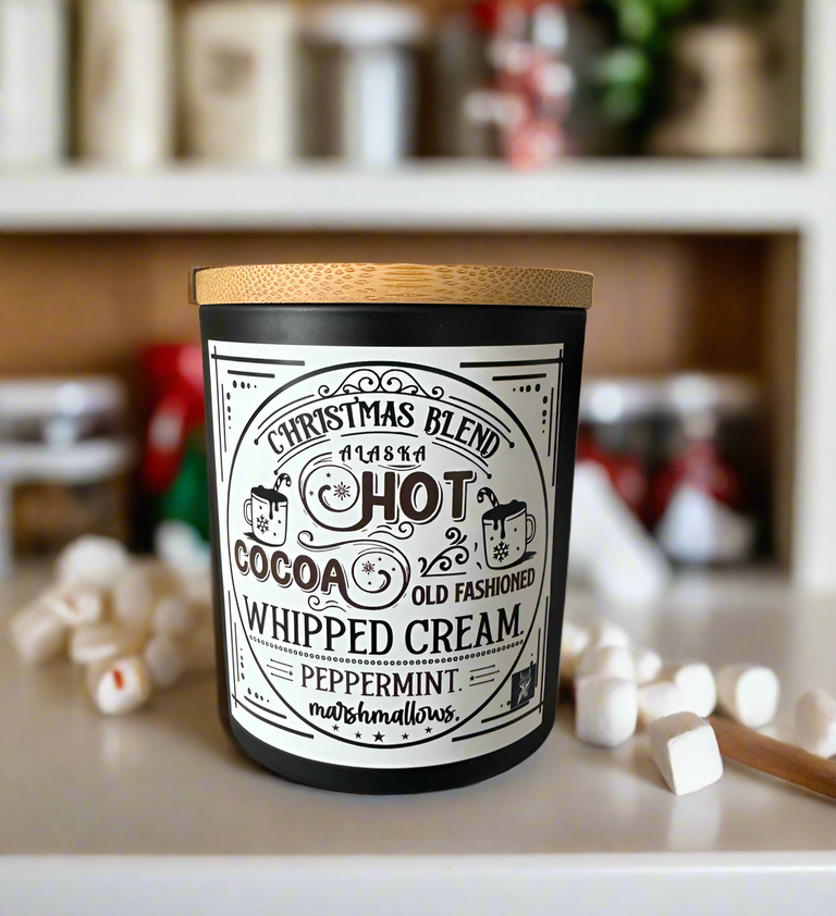 CHRISTMAS BLEND HOT COCOA + PEPPERMINT