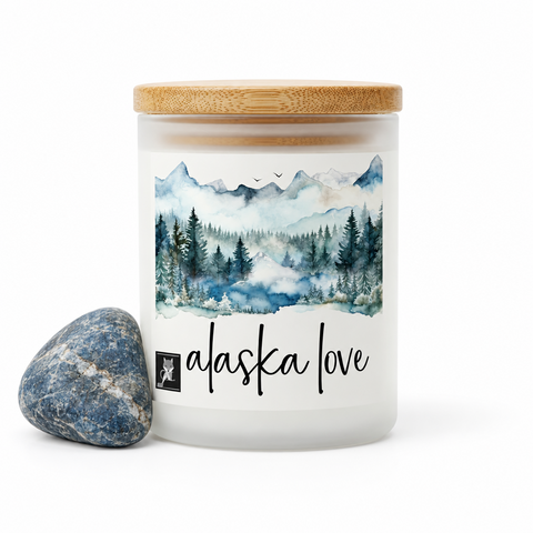 ALASKA LOVE COCONUT WAX CANDLE