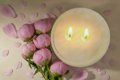 ALASKAN STYLE PEONIES COCONUT WAX CANDLE