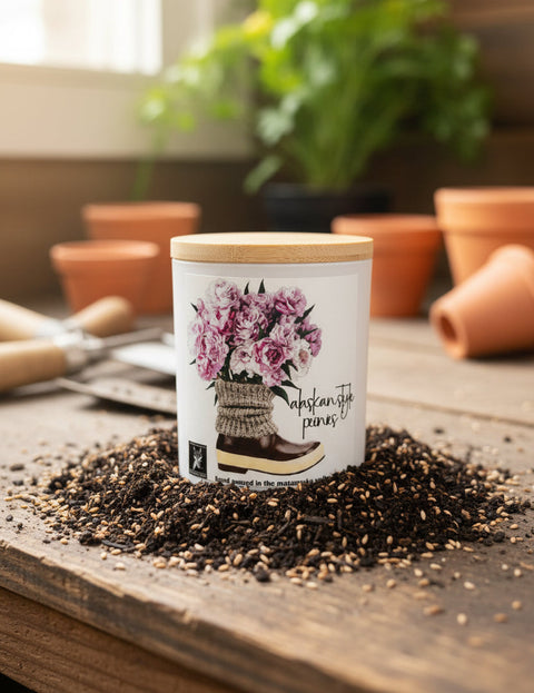 ALASKAN STYLE PEONIES COCONUT WAX CANDLE