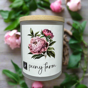 PEONY FARM COCONUT WAX CANDLE
