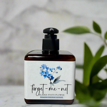 FORGET-ME-NOT [ALASKA STATE FLOWER] PREMIUM BEESWAX LOTION