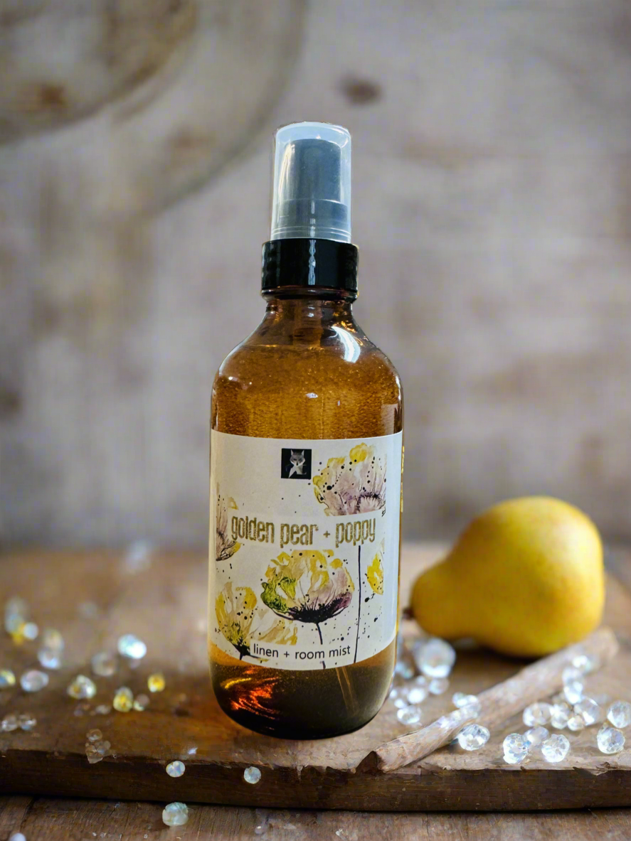 GOLDEN PEAR + POPPY LINEN SPRAY + ROOM MIST