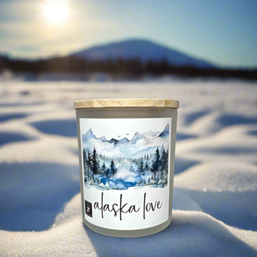 ALASKA LOVE COCONUT WAX CANDLE