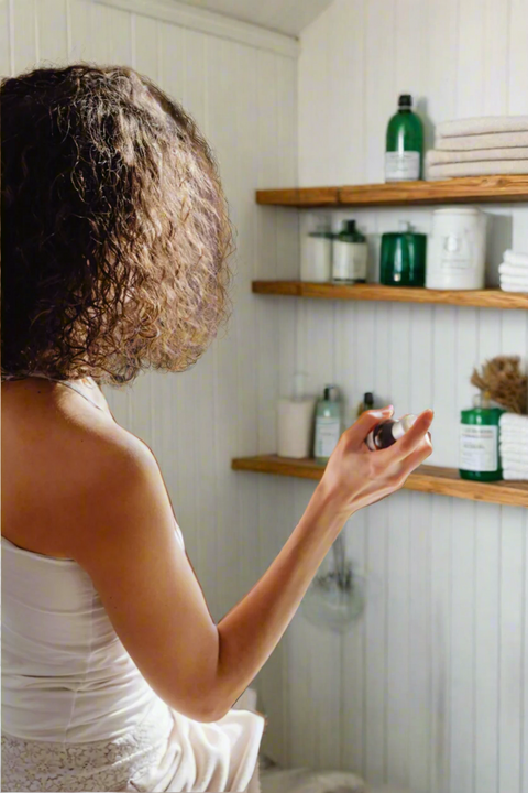 CEDAR LEAF LAVENDER LINEN SPRAY, GREY FOX CANDLES, MADE IN ALASKA, ALASKA MADE, LAVENDER 